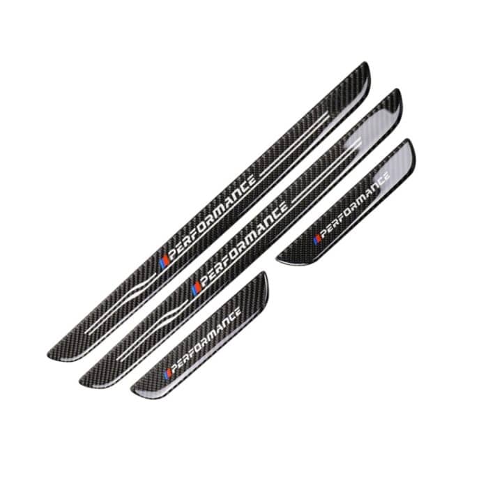 Hochwertiger dekorativer Aufkleber für Autotürschwellen aus Kohlefaser für BMW E90 2005–2012, High Edition Door Threshold, Low Edition Door Threshold – Bild 2