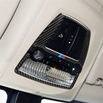 Dreifarbiger Kohlefaser-Auto-Leselampen-Panel-dekorativer Aufkleber für BMW 5er F10 2011–2017/F07 2010–2017/F25 X3 F26 X4 2011–2017, Reading Lamp Panel(Three Color), Reading Lamp Panel