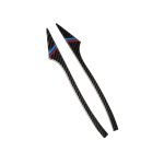 Dreifarbiger A-Carbonfaser-Auto-Rückspiegel-Stoßstangenstreifen, dekorativer Aufkleber für BMW 5er E60 2008–2010/F10 2011–2017/F07 2010–2015/F01 2010–2015, Rearview Mirror(Three ColorB), Rearview Mirror(Three ColorA), Rearview Mirror – Bild 2