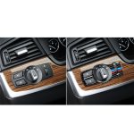 Dreifarbiger dekorativer Aufkleber für Autoscheinwerferschalter aus Kohlefaser für BMW 5er F01 / F10 / F07 / F25 / F26, geeignet für Linkslenker, Headlight Switch(Three Color), Headlight Switch – Bild 6