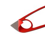 Dreifarbiger dekorativer Aufkleber aus Karbonfaser für das linke Fahr-Hebepaneel für den BMW 5er F10 2011–2018, Left Driving Lifting Panel(Three Color), Left Driving Lifting Panel – Bild 3