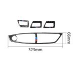 Carbon Fiber Car Right Driving Lifting Panel Dekorativer Aufkleber für BMW 5er F10 2011–2018, Right Driving Lifting Pane(Three Color), Right Driving Lifting Pane – Bild 4