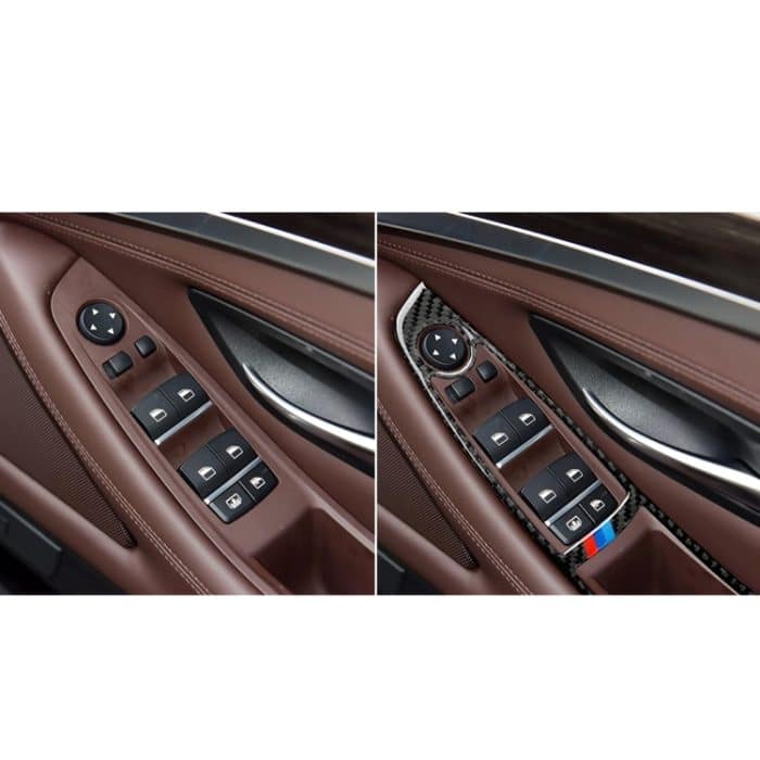 Carbon Fiber Car Right Driving Lifting Panel Dekorativer Aufkleber für BMW 5er F10 2011–2018, Right Driving Lifting Pane(Three Color), Right Driving Lifting Pane – Bild 5