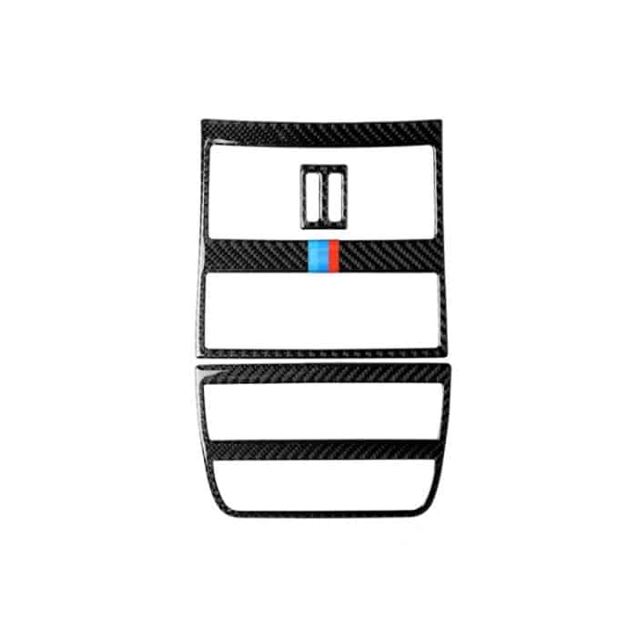 Dreifarbiger dekorativer Aufkleber für den hinteren Luftauslassrahmen aus Kohlefaser für den BMW 5er F10 2011–2017, Rear Air Outlet Frame(Three Color), Rear Air Outlet Frame – Bild 2