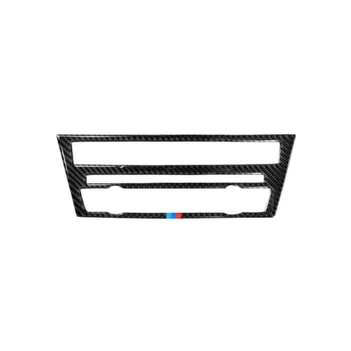 Dreifarbiger dekorativer Aufkleber für Auto-CD-Panel, Mittelkonsole, Klimaanlage, Kohlefaser, für BMW 5er F07 5GT 535i 2010–2016, Air Conditioning Panel(Three Color), Air Conditioning Panel – Bild 2