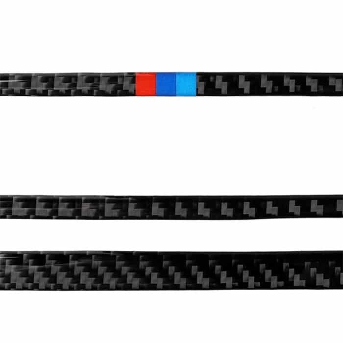 Dreifarbiger dekorativer Aufkleber für Auto-CD-Panel, Mittelkonsole, Klimaanlage, Kohlefaser, für BMW 5er F07 5GT 535i 2010–2016, Air Conditioning Panel(Three Color), Air Conditioning Panel – Bild 3