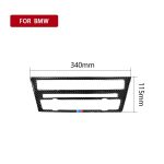 Dreifarbiger dekorativer Aufkleber für Auto-CD-Panel, Mittelkonsole, Klimaanlage, Kohlefaser, für BMW 5er F07 5GT 535i 2010–2016, Air Conditioning Panel(Three Color), Air Conditioning Panel – Bild 5