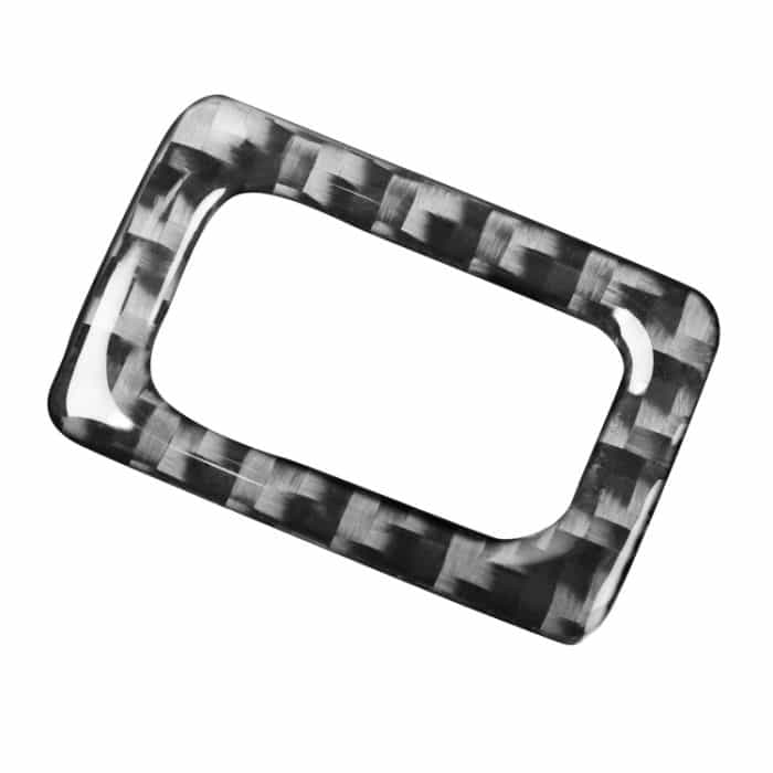 2 PCS Car Carbon Fiber Sitzheizung Knopfrahmen Dekorativer Aufkleber für Mazda RX8 2004-2008, Links- und Rechtsantrieb Universal – Bild 2