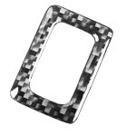 2 PCS Car Carbon Fiber Sitzheizung Knopfrahmen Dekorativer Aufkleber für Mazda RX8 2004-2008, Links- und Rechtsantrieb Universal – Bild 3