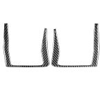 2 PCS Car Carbon Fiber Hintertürgriff Dekorativer Aufkleber für Mazda RX8 2004-2008, Links- und Rechtsantrieb Universal