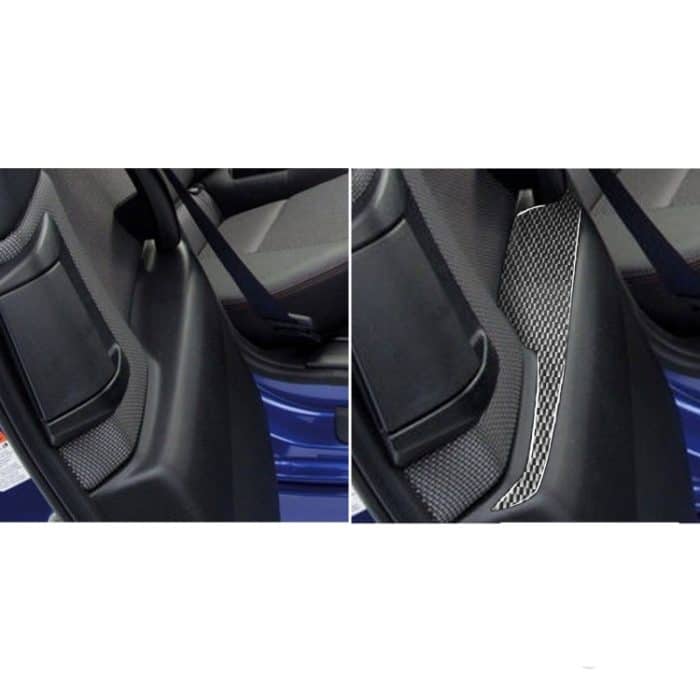 2 PCS Car Carbon Fiber Heckarmlehne Dekorativer Aufkleber für Mazda RX8 2004-2008, Links- und Rechtsantrieb Universal – Bild 6