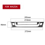 2 PCS Car Carbon Fiber Information Display Dekorativer Aufkleber für Mazda RX8 2004-2008, Links- und Rechtsantrieb Universal – Bild 2