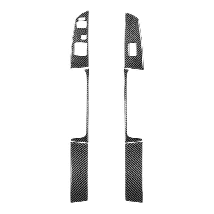 6 in 1 Auto Carbon Faser Links und Rechts Fahrersitzlift Dekorativer Aufkleber für Mazda RX8 2004-2008, Linksantrieb Niedrig konfiguriert – Bild 1