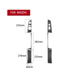 6 in 1 Auto Carbon Faser Links und Rechts Fahrersitzlift Dekorativer Aufkleber für Mazda RX8 2004-2008, Linksantrieb Hoch konfiguriert – Bild 2