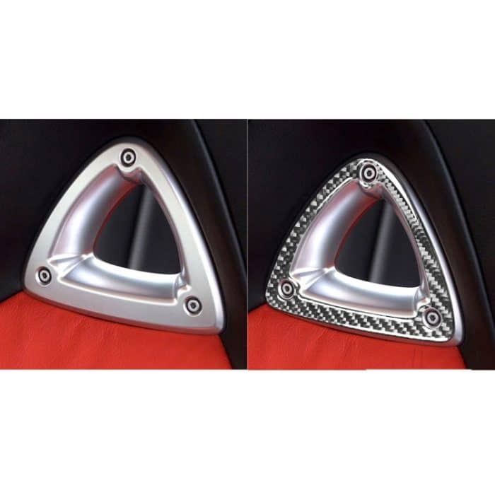 Auto Carbon Fiber Sitz Kopfstütze Dekorativer Aufkleber für Mazda RX8 2004-2008, Links- und Rechtsantrieb Universal – Bild 6