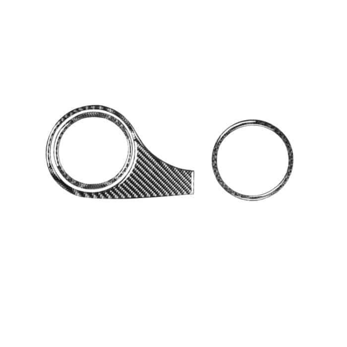 CRP8260.jpg Auto Carbon Fiber Dashboard Air Outlet Dekorativer Aufkleber für Mazda RX8 2004-2008, Linkslenker – Bild 1