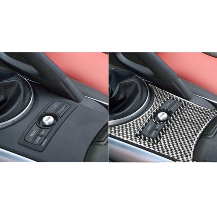 Auto Carbon Fiber Gear Position Console Unterer dekorativer Aufkleber für Mazda RX8 2004-2008, Links- und Rechtsantrieb Universal – Bild 6