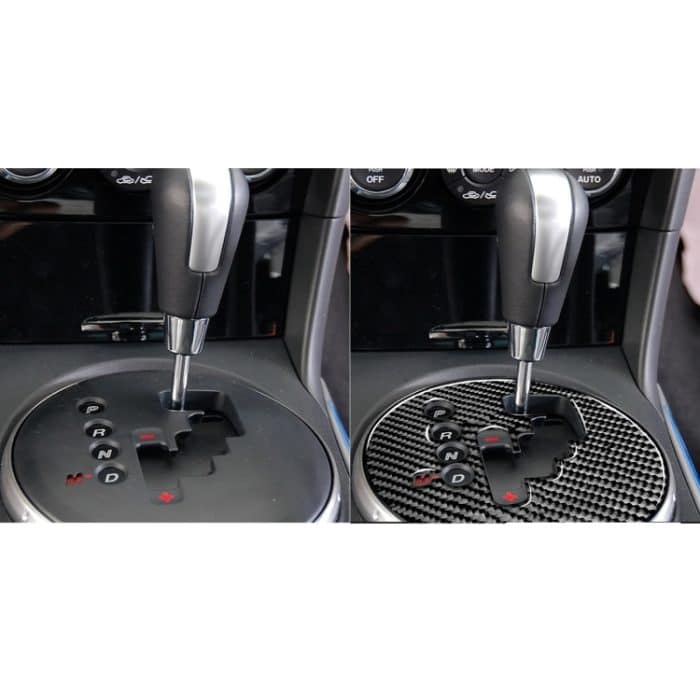 Auto Carbon Fiber Gear Panel Dekorativer Aufkleber für Mazda RX8 2004-2008, Linksantrieb – Bild 6