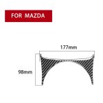 Auto Carbon Fiber Gear Position Console Oberer dekorativer Aufkleber für Mazda RX8 2004-2008, Links- und Rechtsantrieb Universal – Bild 2