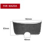 Auto Carbon Fiber Storage Box Panel dekorative Aufkleber für Mazda RX8 2004-2008, Links- und Rechtsantrieb Universal – Bild 2