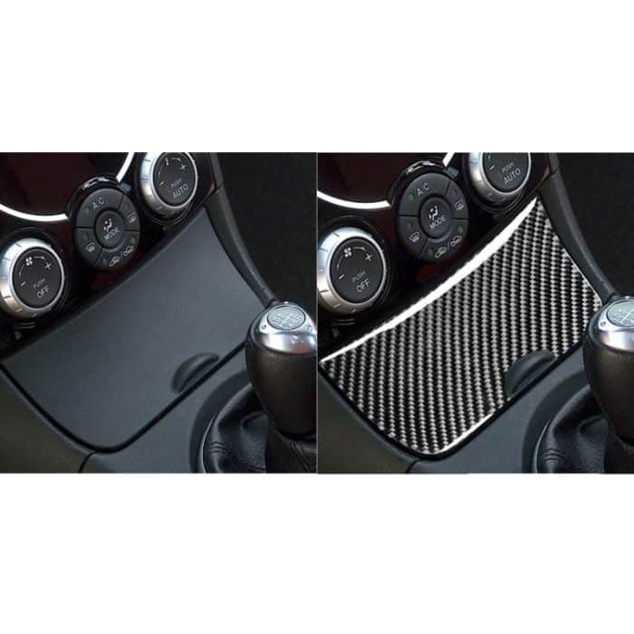 Auto Carbon Fiber Storage Box Panel dekorative Aufkleber für Mazda RX8 2004-2008, Links- und Rechtsantrieb Universal – Bild 7