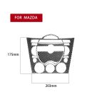 3 in 1 Auto Carbon Faser Armaturenbrett Multimedia Panel Dekorative Aufkleber für Mazda RX8 2004-2008, Links- und Rechtsantrieb Universal – Bild 5