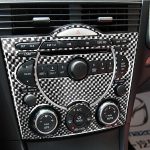 3 in 1 Auto Carbon Faser Armaturenbrett Multimedia Panel Dekorative Aufkleber für Mazda RX8 2004-2008, Links- und Rechtsantrieb Universal – Bild 6