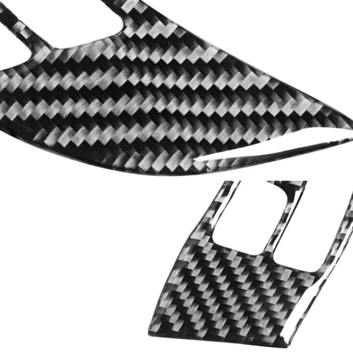 2 PCS Car Carbon Lenkrad Dekor Aufkleber für Mazda RX8 2004-2008, Links- und Rechtsantrieb Universal – Bild 3