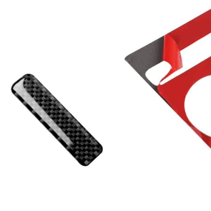 2 in 1 Auto Carbon Fiber Klimaanlage Einstellfeld Dekorativer Aufkleber für Nissan 370Z Z34 2009-, Links- und Rechtsantrieb Universal – Bild 4