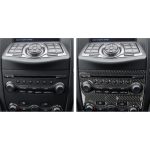 2 in 1 Auto Carbon Fiber Klimaanlage Einstellfeld Dekorativer Aufkleber für Nissan 370Z Z34 2009-, Links- und Rechtsantrieb Universal – Bild 6