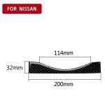 Auto Carbon Faser Multimedia Navigationstasten Panel Dekorleiste für Nissan 370Z Z34 2009-, Links- und Rechtsantrieb Universal – Bild 2