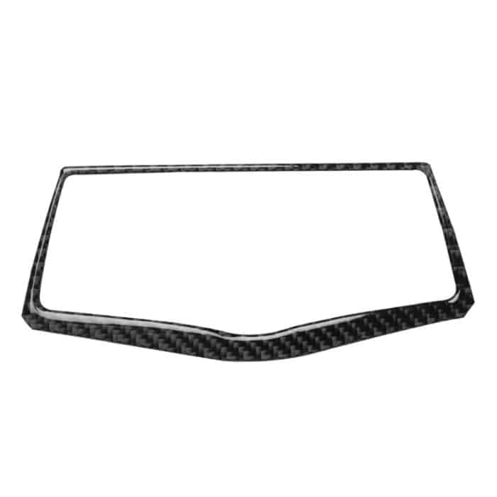 CRP8287.jpg Auto Carbon Faser Multimedia Navigationstasten Panel dekorative Aufkleber für Nissan 370Z Z34 2009-, Links- und Rechtsantrieb Universal – Bild 1