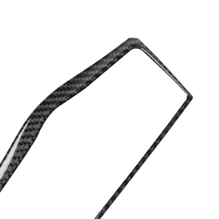 Auto Carbon Faser Multimedia Navigationstasten Panel dekorative Aufkleber für Nissan 370Z Z34 2009-, Links- und Rechtsantrieb Universal – Bild 3