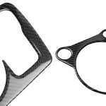 5 in 1 Auto Kohlefaser Getriebe Position Cup Holder Panel dekorative Aufkleber für Nissan 370Z Z34 2009-, Rechtsantrieb – Bild 3