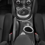 5 in 1 Auto Kohlefaser Getriebe Position Cup Holder Panel dekorative Aufkleber für Nissan 370Z Z34 2009-, Linksantrieb – Bild 5