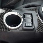Auto Carbon Fiber Cup Holder Panel dekorative Aufkleber für Nissan 370Z Z34 2009-, Links- und Rechtsantrieb Universal – Bild 5