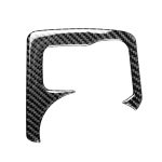 Auto Carbon Fiber Central Control Heizknopf Dekorativer Aufkleber für Nissan 370Z Z34 2009-, Links- und Rechtsantrieb Universal
