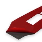 2 PCS Car Carbon Fiber Window Lift Panel Dekorativer Aufkleber für Nissan 370Z Z34 2009-, Linksantrieb niedrig konfiguriert – Bild 4