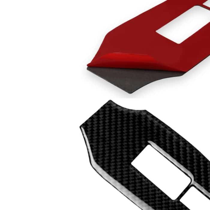 Auto Carbon Fiber Vice Driving Side Door Lift Control Dekorativer Aufkleber für Nissan 370Z Z34 2009-, Rechtsantrieb – Bild 3