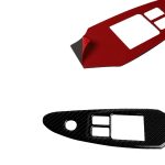 Auto Carbon Fiber Hauptantrieb Seitentür Lift Control Dekorativer Aufkleber für Nissan 370Z Z34 2009-, Rechtsantrieb Niedrig konfiguriert – Bild 3
