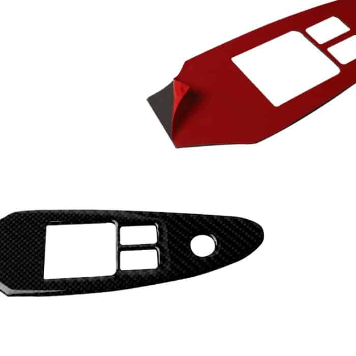 Auto Carbon Fiber Hauptantrieb Seitentür Lift Control Dekorativer Aufkleber für Nissan 370Z Z34 2009-, Linksantrieb Niedrig konfiguriert – Bild 3