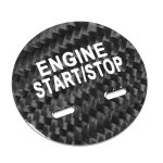 Auto-Carbon-Faser-Motor-Startknopf-dekorative Abdeckungsverkleidung für Cadillac XTS, For Cadillac XTS (Black), For Cadillac XTS (Red) – Bild 2