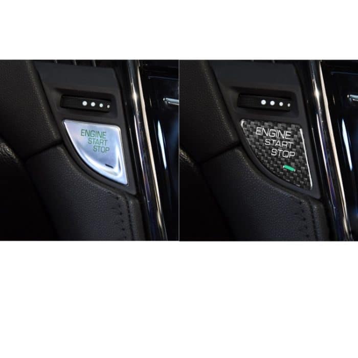 Auto-Carbon-Faser-Motor-Startknopf-dekorative Abdeckungsverkleidung für Cadillac ATS / ATS-L, For Cadillac ATS / ATS-L (Black), For Cadillac ATS / ATS-L (Red) – Bild 6