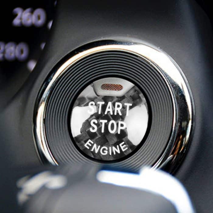 Auto-Carbon-Faser-Motor-Startknopf-dekorative Abdeckungsverkleidung für Nissan / Infiniti, For Nissan / Infiniti (Black), For Nissan / Infiniti (Red) – Bild 5