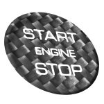 Auto-Carbon-Faser-Motorstartknopf-dekorative Abdeckungsverkleidung für Land Rover Discovery 2016–2019, For Land Rover Discovery 2016-2019 (Black), For Land Rover Discovery 2016-2019 (Red) – Bild 2