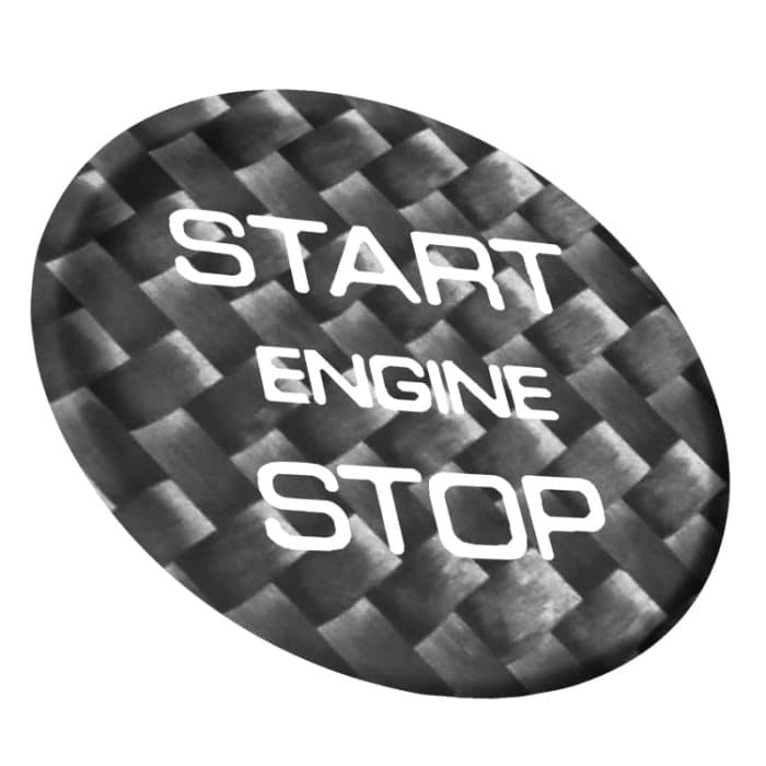 Auto-Carbon-Faser-Motorstartknopf-dekorative Abdeckungsverkleidung für Land Rover Discovery 2016–2019, For Land Rover Discovery 2016-2019 (Black), For Land Rover Discovery 2016-2019 (Red) – Bild 2