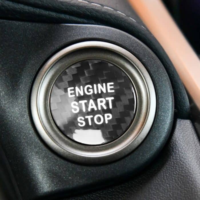 Auto-Carbon-Faser-Motor-Startknopf-dekorative Abdeckungsverkleidung für Lexus NX200, For Lexus NX200 (Black), For Lexus NX200 (Red) – Bild 5