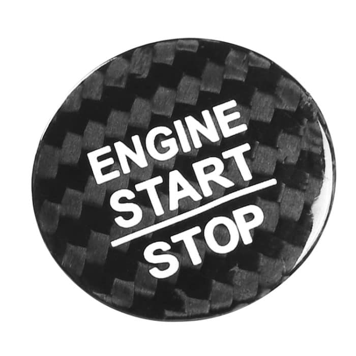 Auto-Carbon-Faser-Motor-Startknopf-dekorative Abdeckungsverkleidung für Honda CRV 2017–2019, For Honda CRV 2017-2019 (Black), For Honda CRV 2017-2019 (Red) – Bild 2