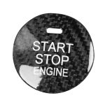 Auto-Carbon-Faser-Motor-Startknopf-dekorative Abdeckungsverkleidung für Mazda CX-8, For Mazda CX-8 (Black), For Mazda CX-8 (Red)