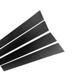 Auto Carbon Fiber B Säule dekorative Aufkleber für Audi A4 2009-2016, links und rechts Antrieb universell – Bild 2